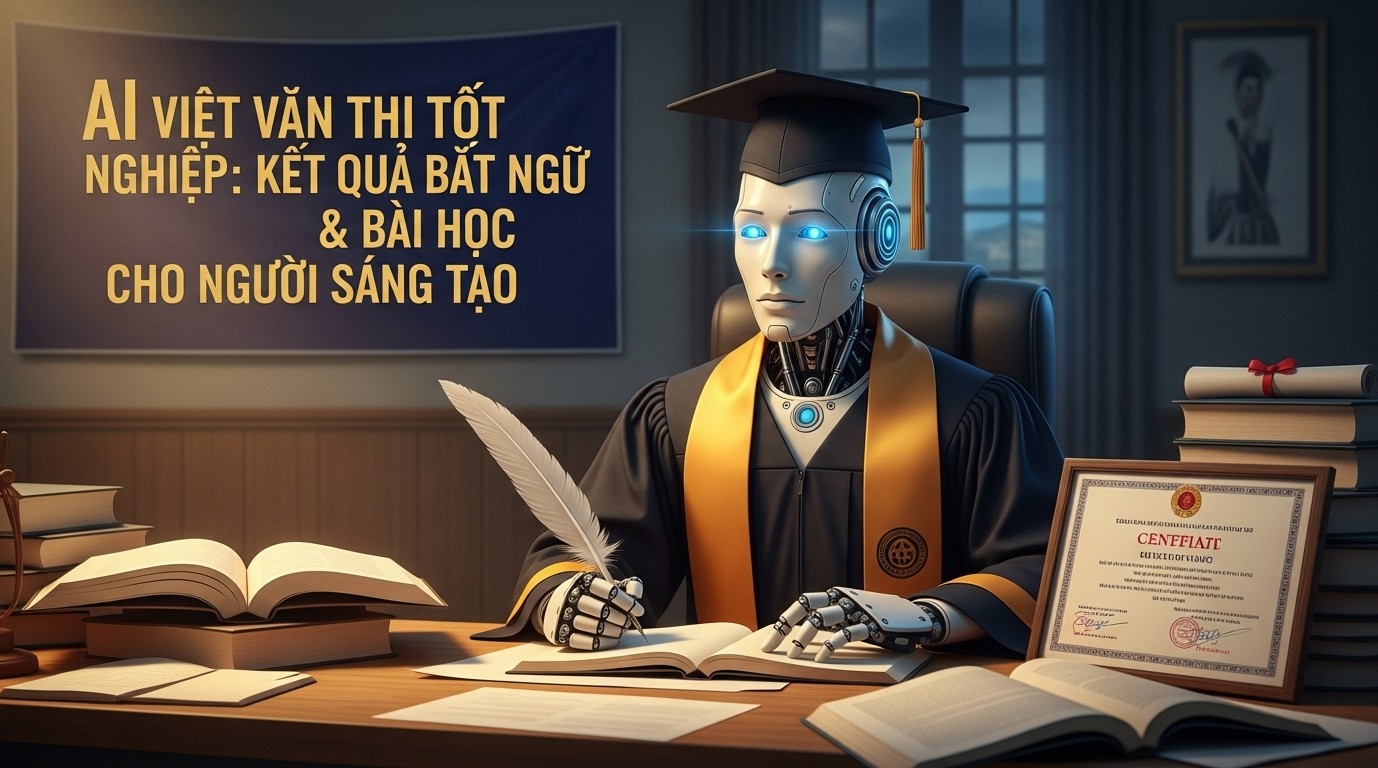 AI Viết Văn Thi Tốt Nghiệp: Kết Quả Bất Ngờ & Bài Học Cho Người Sáng Tạo