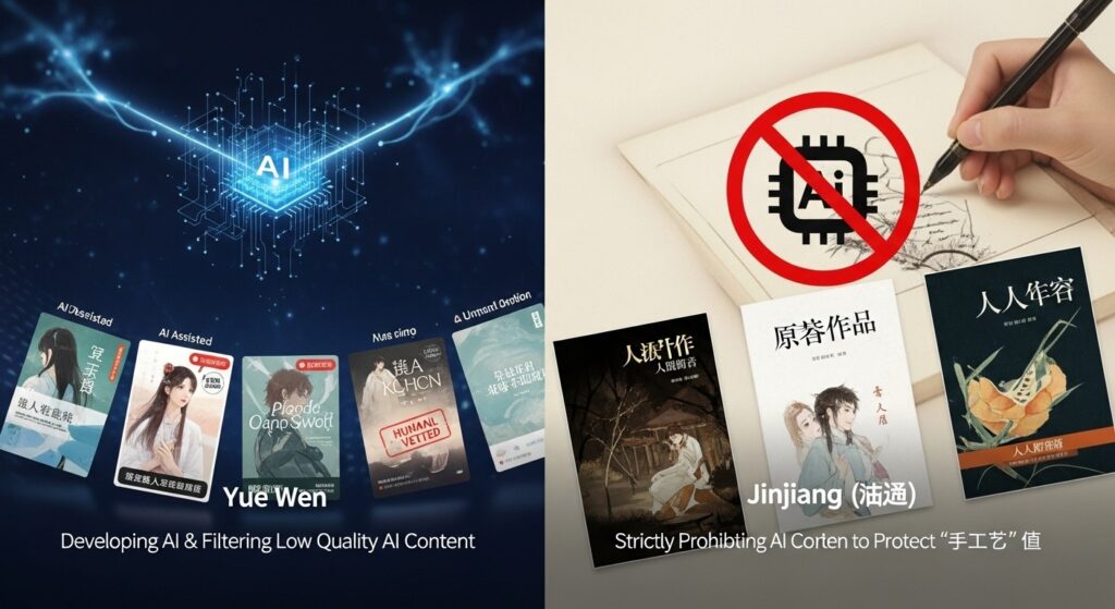 Phản Ứng Của Các Nền Tảng Truyện Lớn Truyng Quốc